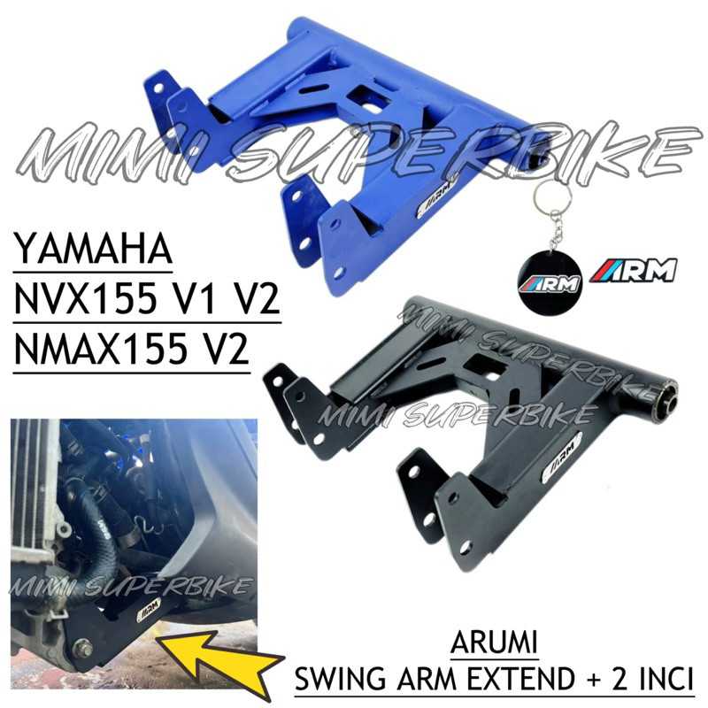 ORI ARUMI YAMAHA NVX155 V1 V2 / NMAX155 V2 ENGINE EXTEND + 2 INCI ENJIN ...