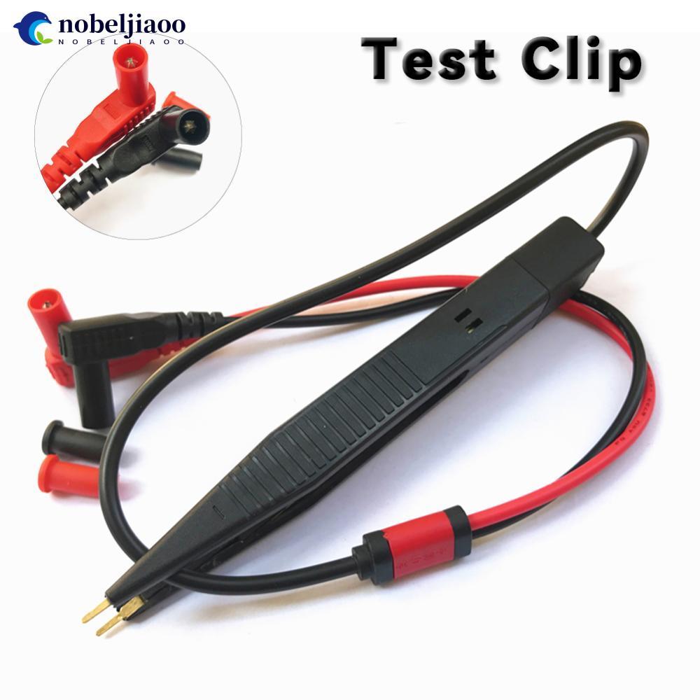 NOBELJIAOO Capacitor Clip LCR Universal Test Clip Capacitor Resistance ...