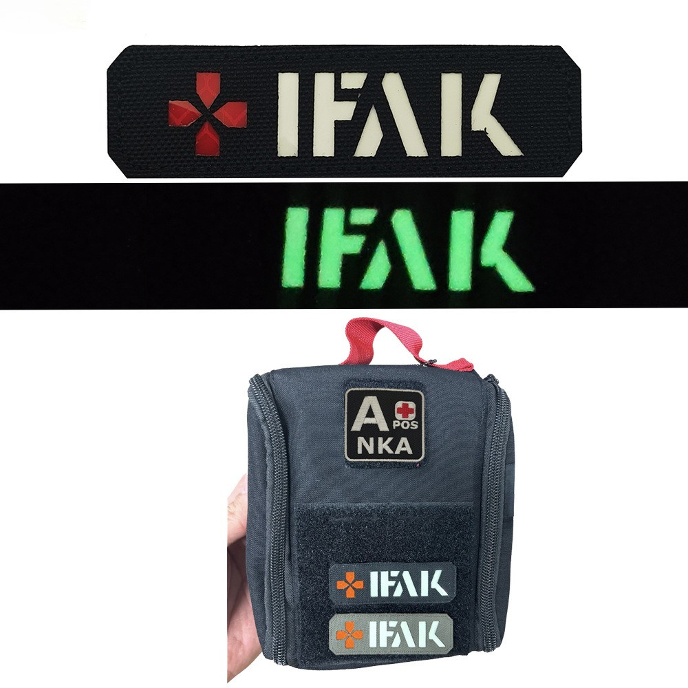 IFAK MEDIC Lasercut Patch | Glow in The Dark & Reflective First Aid ...