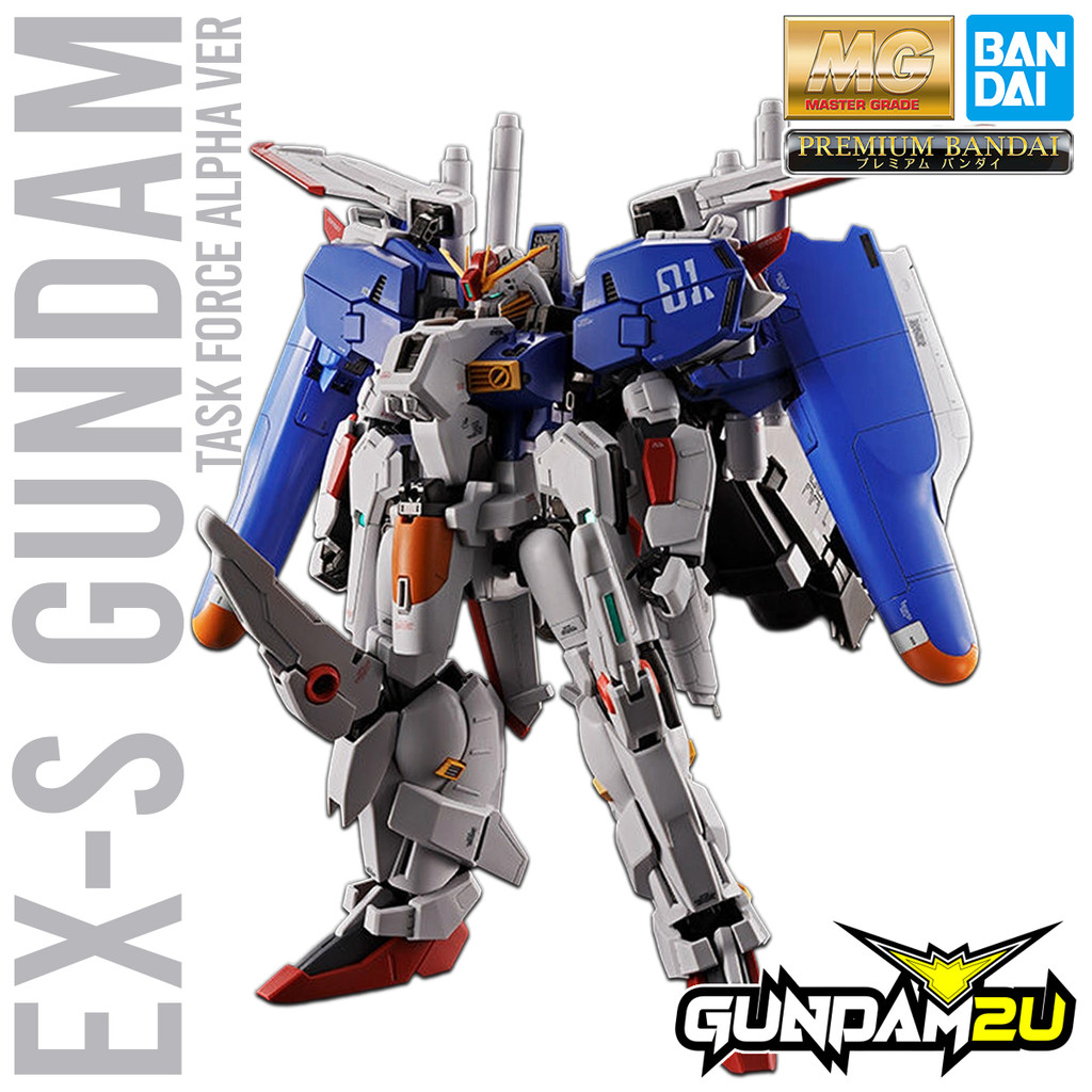 P-BANDAI MG 1/100 Ex-S Gundam Task Force Alpha Ver - Model Kit Master ...