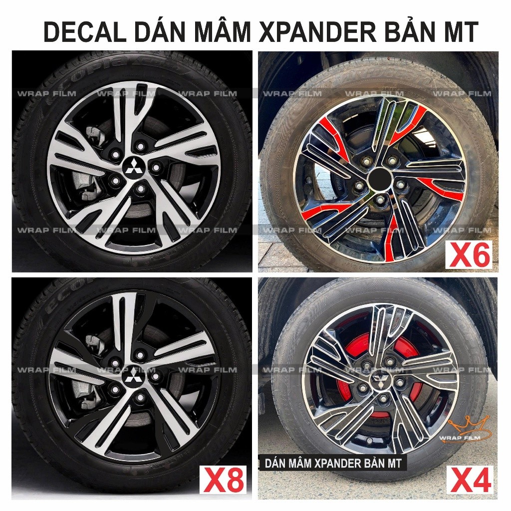 Xpander Wheel Decal Manual transmission (set of 5 wheels) | Shopee Malaysia