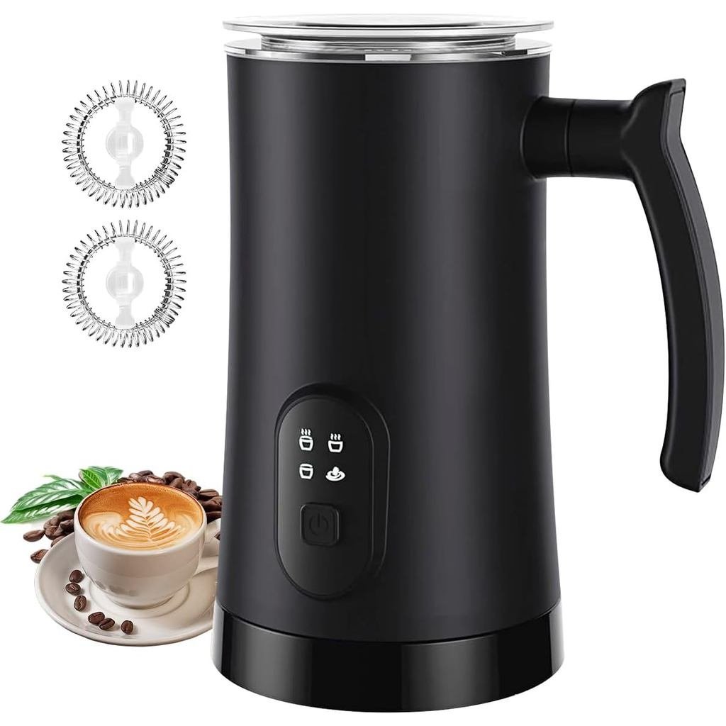 Milk Frother, 4-in-1 Electric Milk Steamer, 350ml11.8oz Automatic ...
