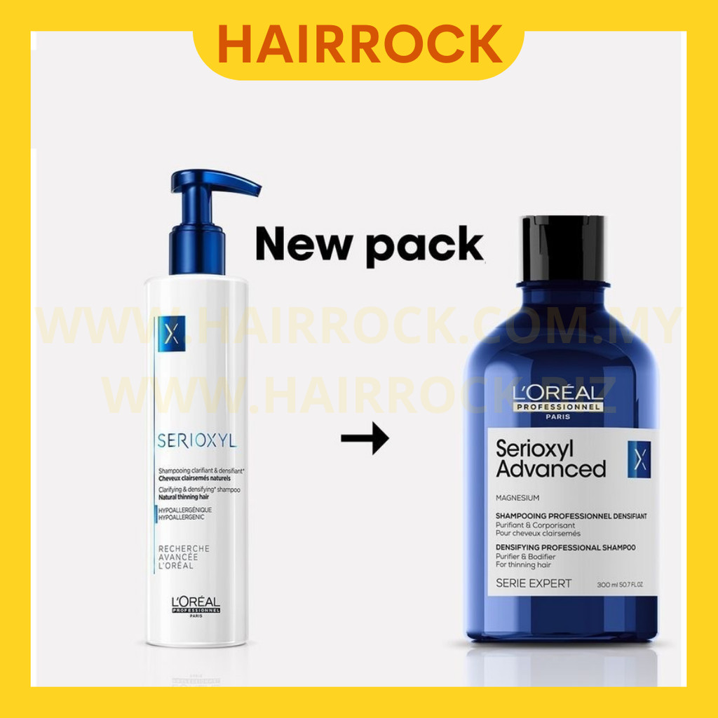 Loreal Professional Purifier & Bodifier Shampoo Serioxyl Advanced 300ml ...