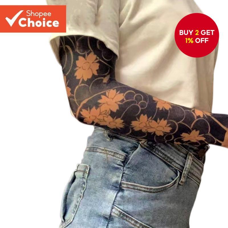 Top 15 Days Blossom Maple Leaf Large Flower Arm Waterproof Tattoo ...