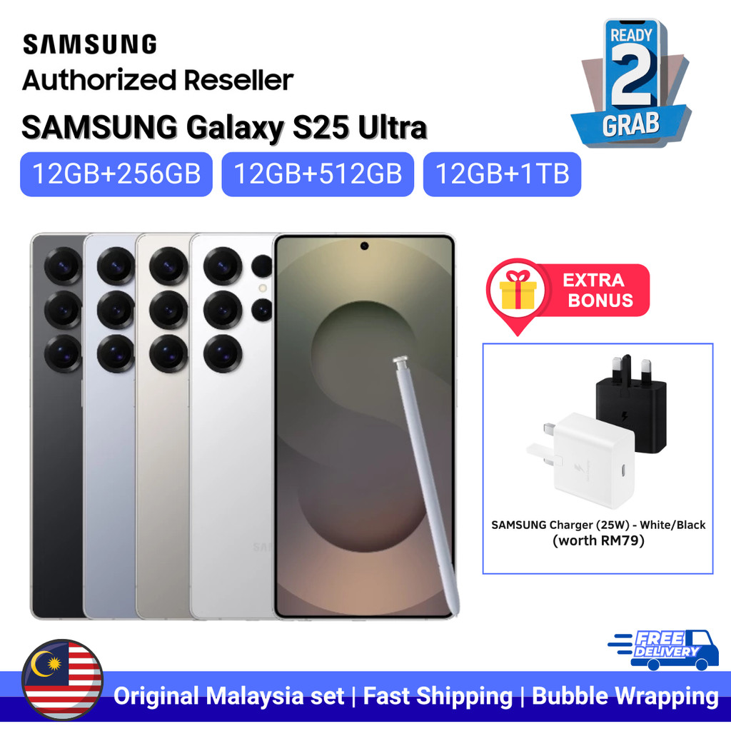 (SEALED BOX) SAMSUNG GALAXY S25 ULTRA/S25+/S25/S25 FE 100% Original ...