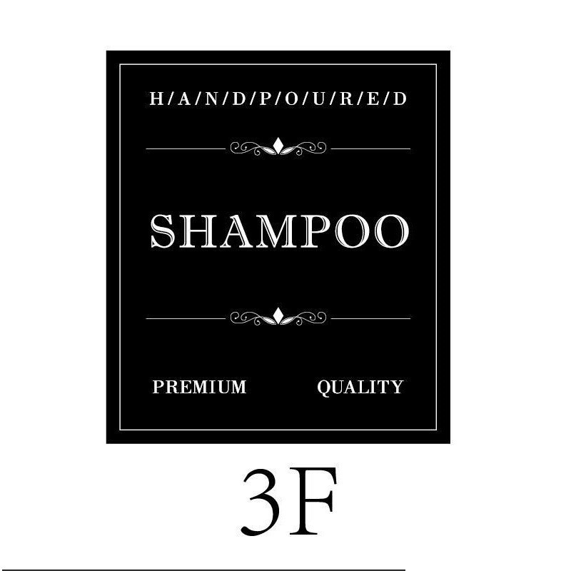 Clear Shampoo Labels Decorative Liquid Soap Labels Modern Minimalist ...
