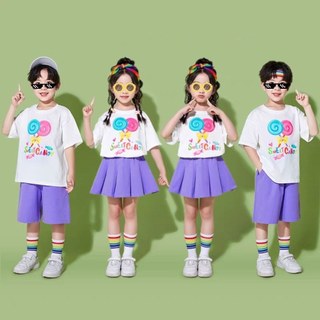 Children Cheerleading Costume Day 1 Kindergarten Performance Costume ...