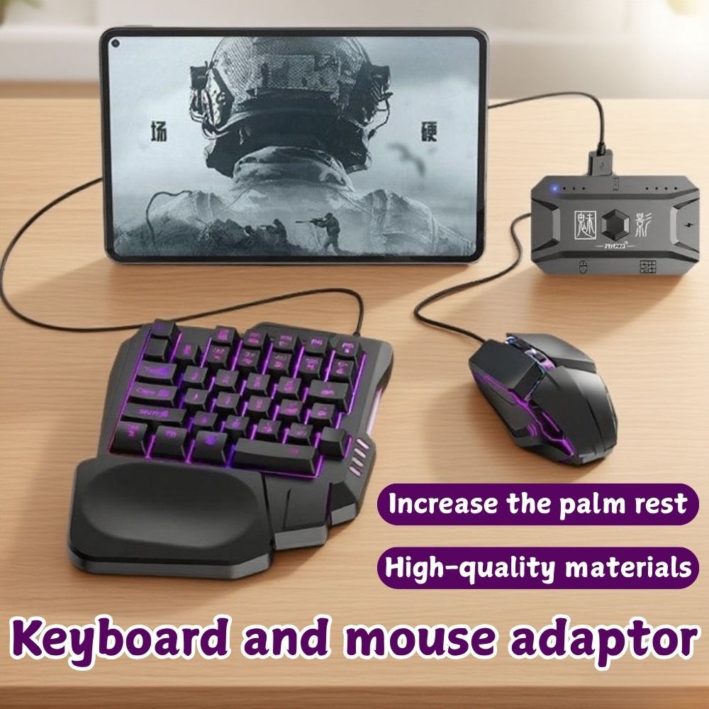 Mobile Gamepad Control Gaming Keyboard Mouse Converter Set PUBG ...