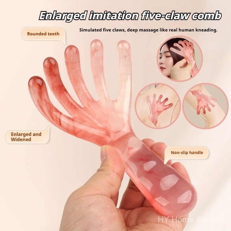 Imitation Finger Scalp Massage Comb Extended Head Grabbing Handy Tool ...