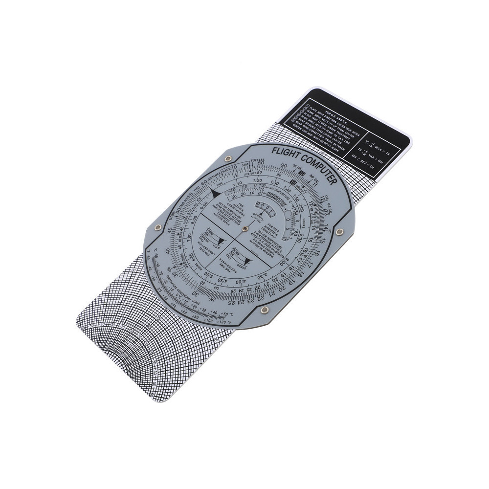 (THEBEST) E6B flight computer aviation plotter slide rule for aviation ...