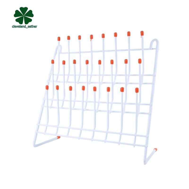 Lab Drying Rack 24 Pegs Lab Glassware Rack Wire Glassware Drying Rack ...