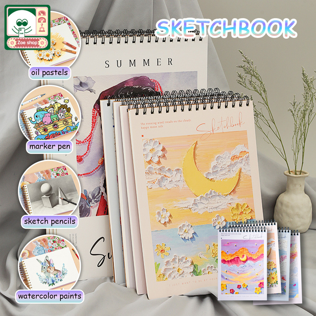 Drawing Sketch Book A4 Notebook Pad 100 GSM Drawing Paper School ...