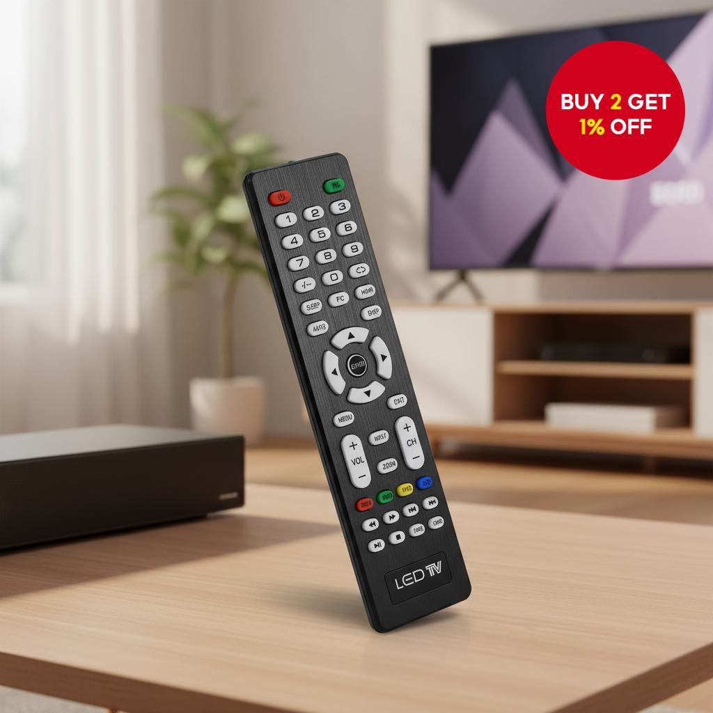 Remote Controller for LED LCD TV Fits Generic Brands with Same Physical ...