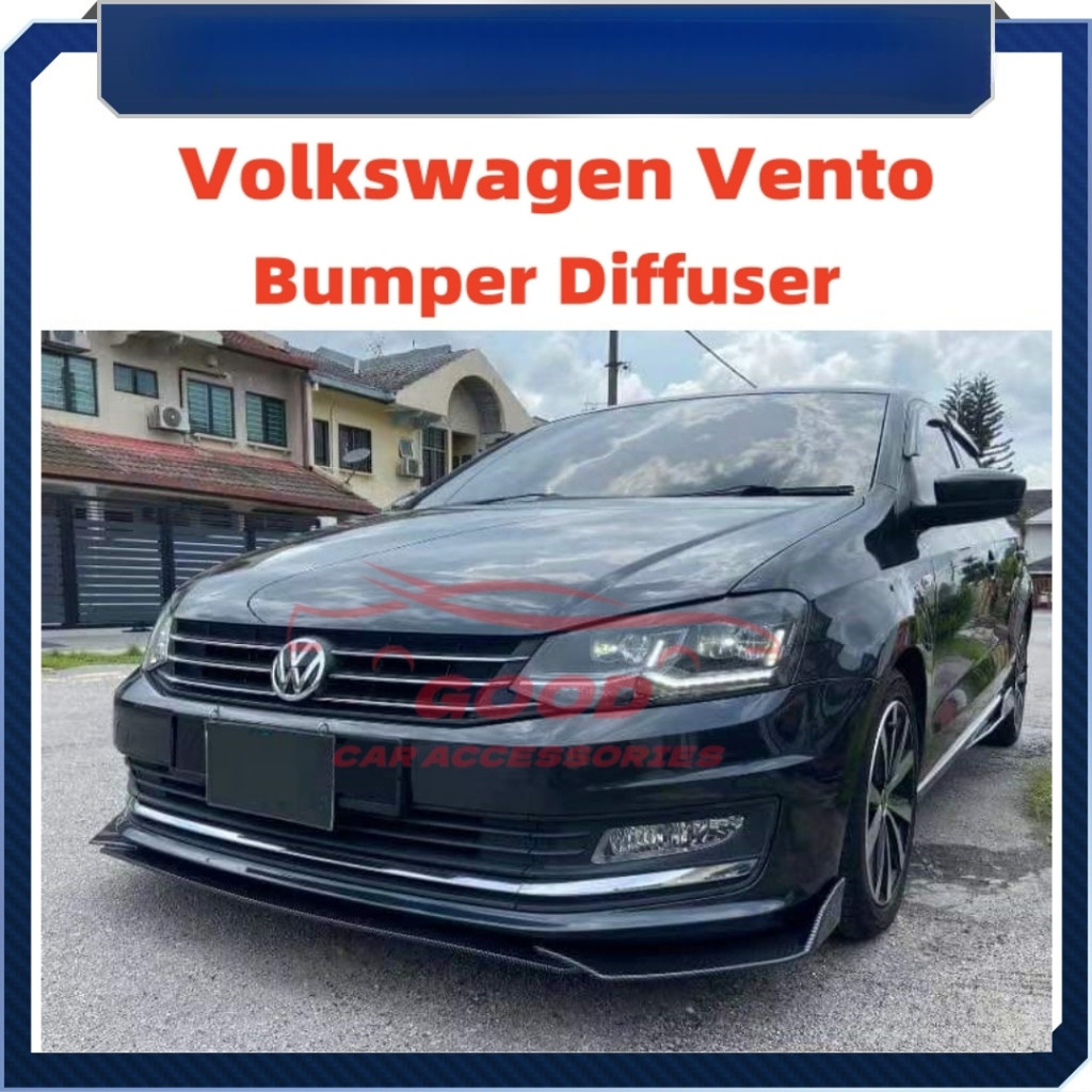 Volkswagen Vento Front Bumper Diffuser Lip Wrap Angle Splitters Side ...