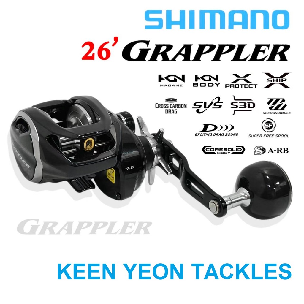 💥💥SHIMANO 2026' GRAPPLER 300 / 301 JIGGING FISHING REEL | Shopee