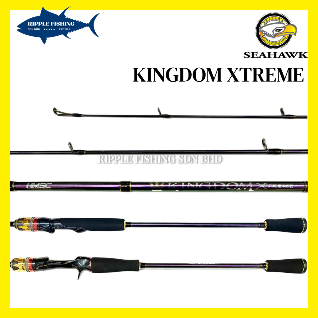 SEAHAWK KINGDOM XTREME 1 PIECE / BUTT JOINT JIGGING ROD | Shopee Malaysia
