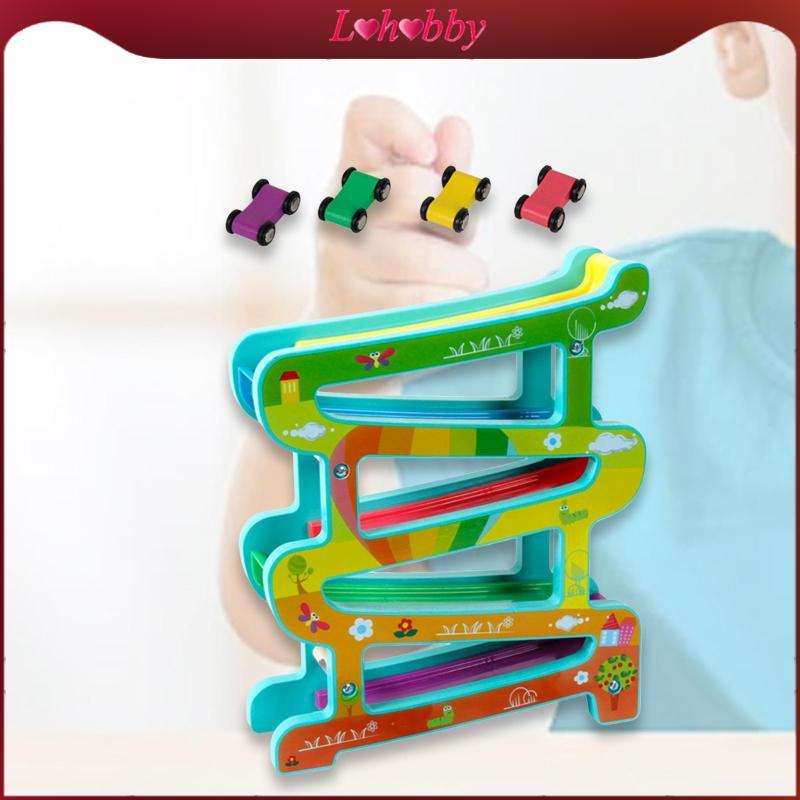 Lohobby Car Ramp Toy Racing Motorway Toy Playset for Fine Motor Skills ...