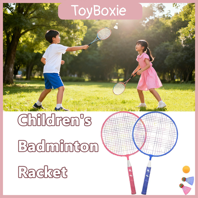 2 Pcs Children Badminton Racket Badminton Set Kid Outdoor Toy Raket ...