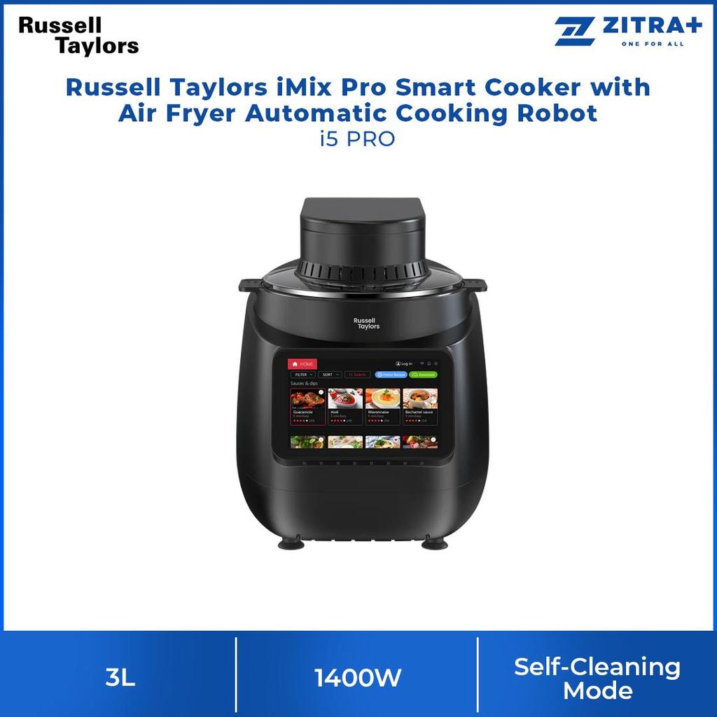 Russell Taylors 3L iMix Pro Smart Cooker with Air Fryer Automatic ...