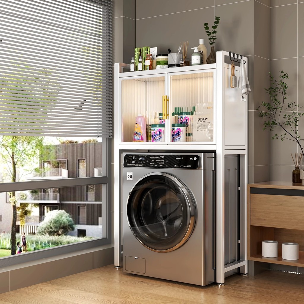 Ready Stock Washing machine storage rack roller floor to floor toilet ...