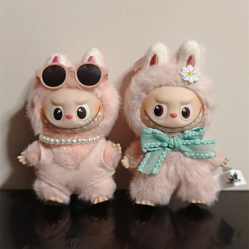 For Mini labubu 4.0 pin for love clothes Fall IN WILD small crown love ...