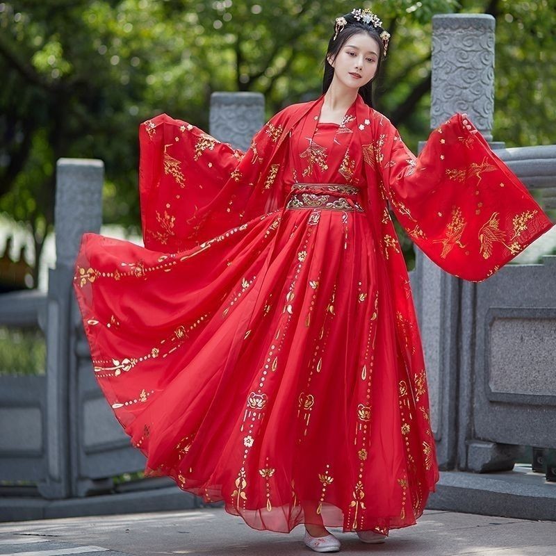 Women's Elegant Wide-Sleeve Hanfu - Traditional Chinese Fashion for ...