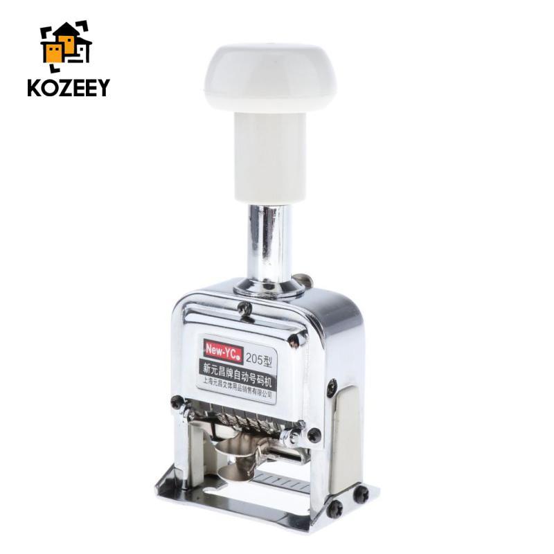 [KOZEEY] 5 Digit Automatic Numbering Machine Self Inking Number Stamp ...
