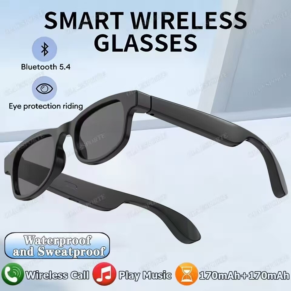 Lunettes Connectées Bluetooth Avec Caméra HD – Enregistrement Vidéo Intelligent