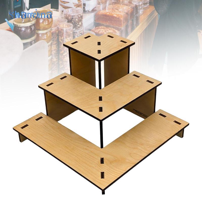 Shamjina 3 Tier Retail Table Risers Display Stand Candle Soap Stand ...