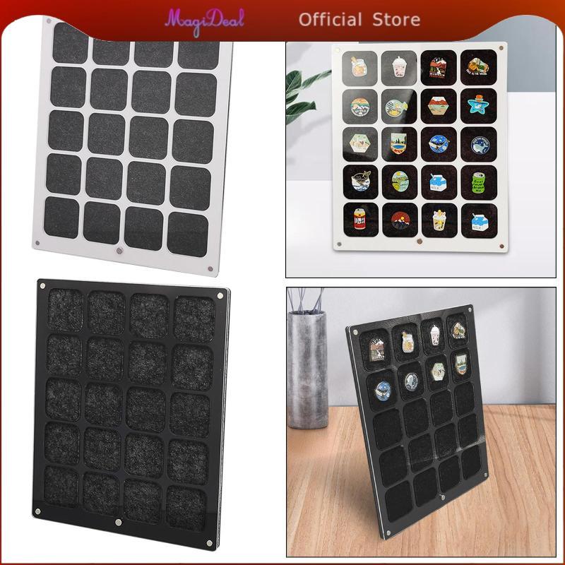 MagiDeal Wall Pin Display Holder Acrylic Pin Collection Display ...
