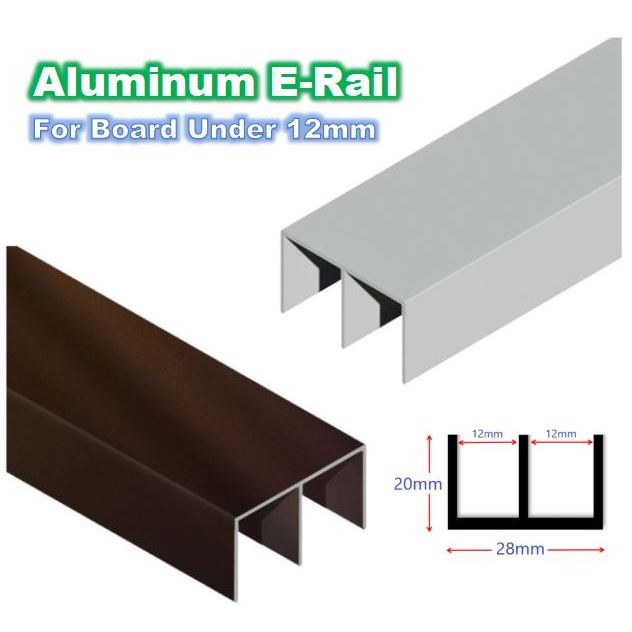 Aluminium Door Double Rail Aluminum Insect Screen Upper Rail Top Rail E ...