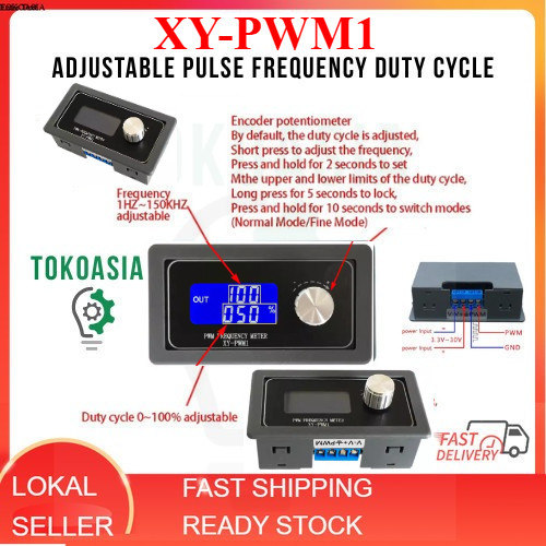 XY-PWM1 Adjustable PWM Signal Generator Module Pulse Frequency Duty ...