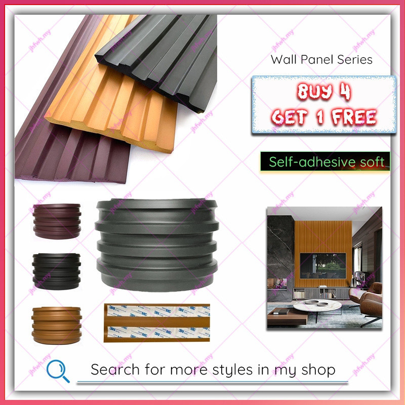 3D Wall Panel Wall Self-Adhesive Sticker Grating Plate TV Background ...