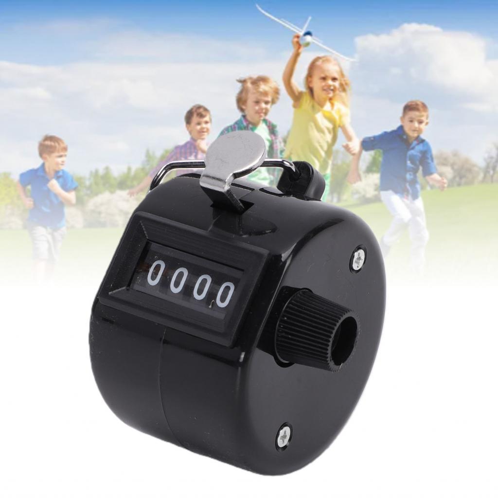 4 Digit Number Counter Compact Hand Mechanical with Reset Knob for ...