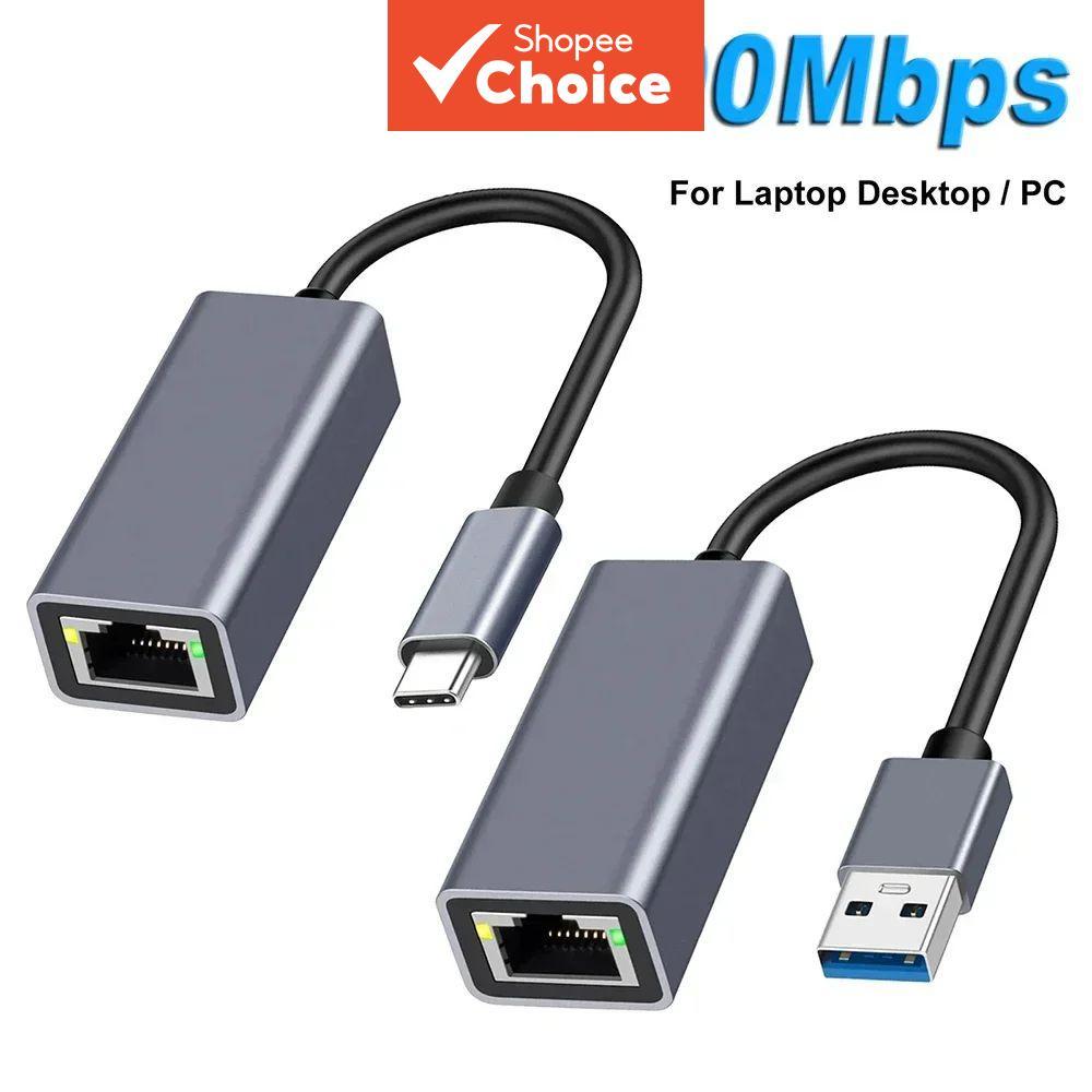USB Type C RJ45 MacBook Windows XP 7 8 10 PC Android USB Penyesuai USB ...