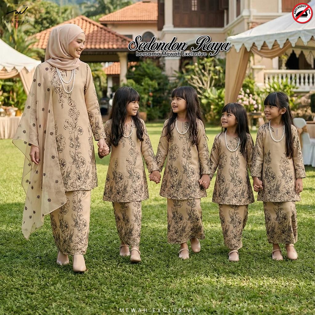 Kurung Riau KASTURI JUNIOR By Mewah Exclusive - [Set Baju & Kain] Riau ...