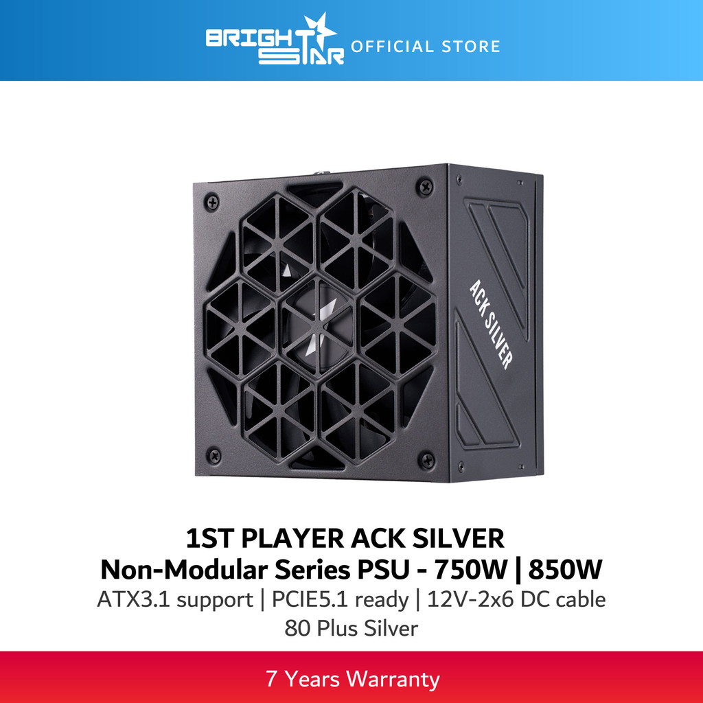 1ST PLAYER ACK SILVER ATX 80 Plus SIlver Power Supply - 750W|850W ...