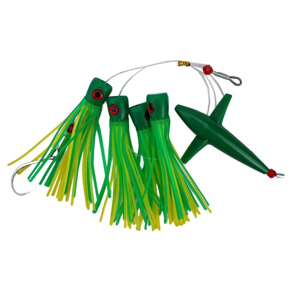Dynamic Posture Feather Rig Bird Trolling Lure for Tuna Marlin Sailfish ...