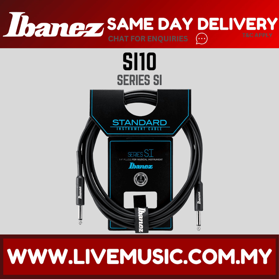 Ibanez SI10 Guitar Instrument Woven Cable - 10ft (SI 10/SI-10) | Shopee ...