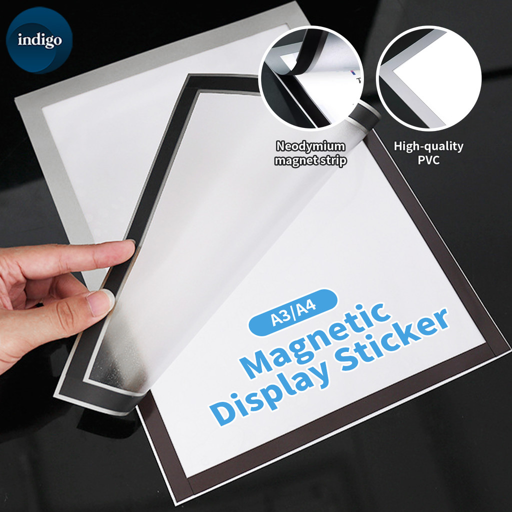 A3 A4 Certificate Magnetic Frame Magnetic Display Board Wall Stickers ...