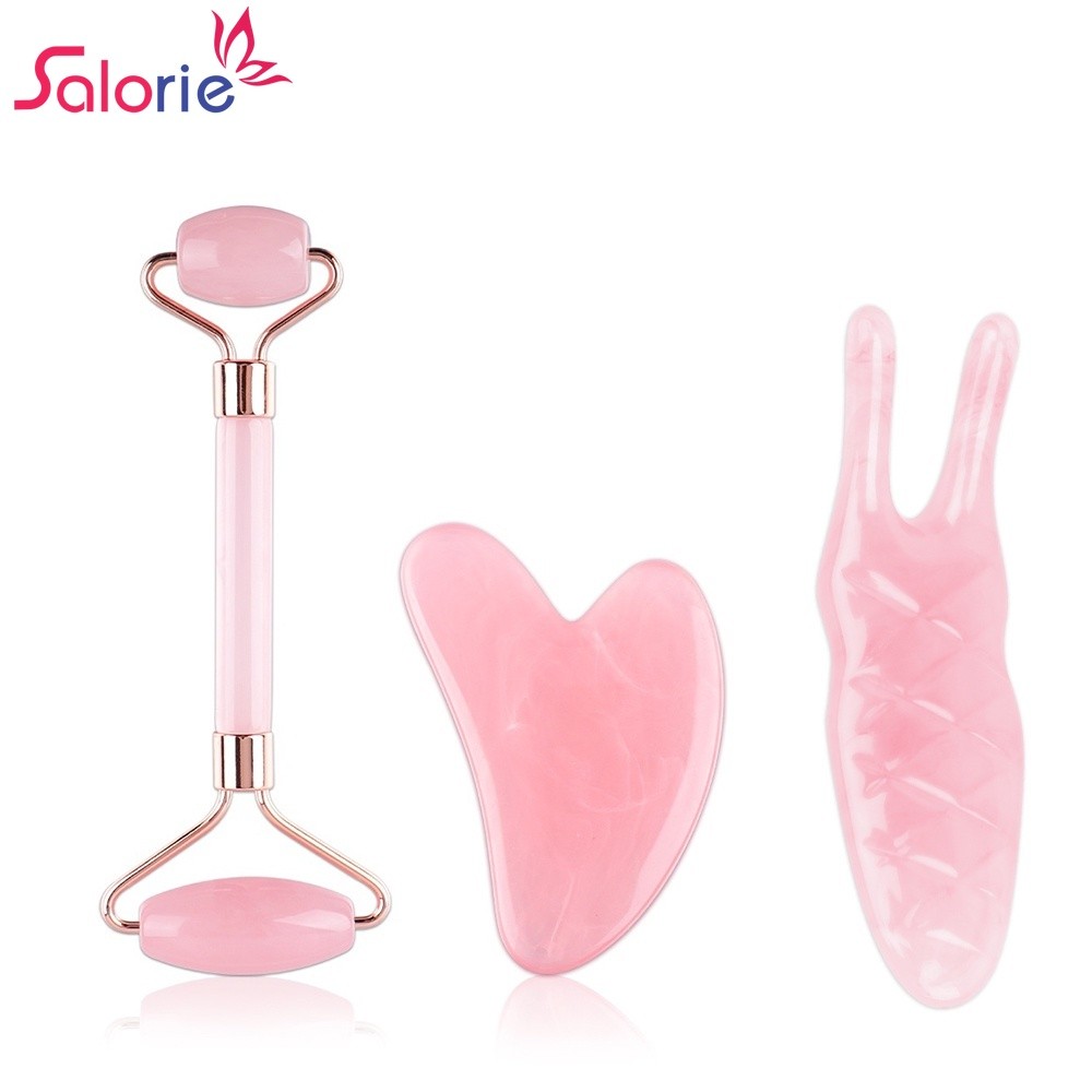Salorie Natural Resin Nose Scraper Gua Sha Board Facial Roller Beauty ...