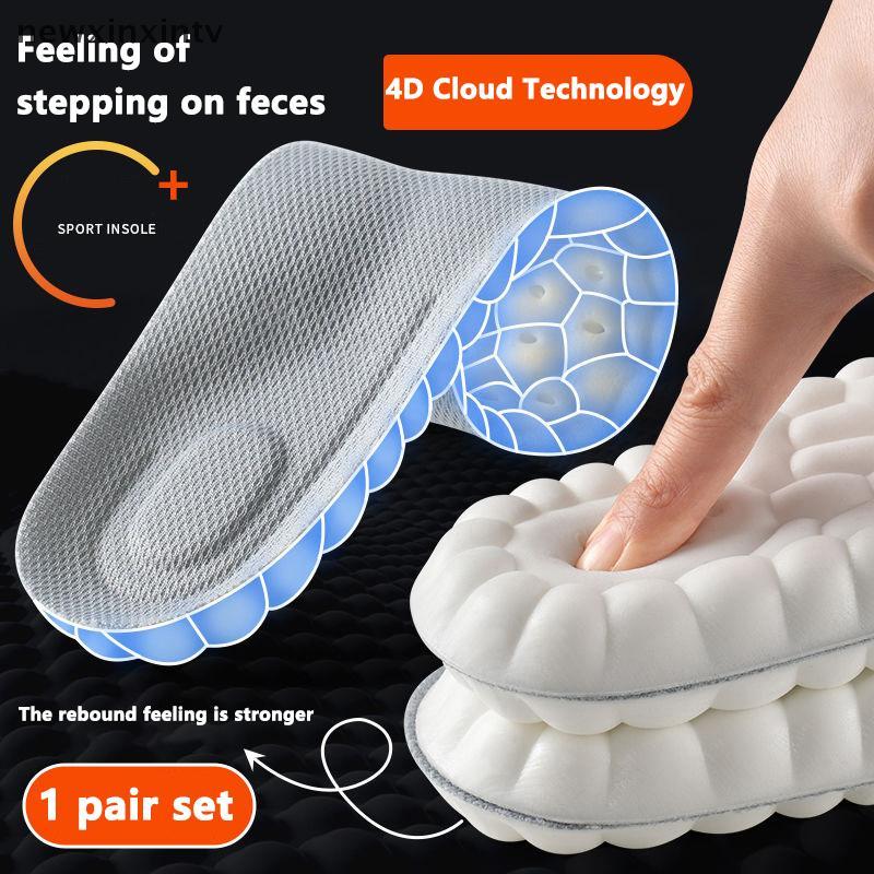 [NEW] High Elasticity Latex Sport Insoles Soft Shoe Pads Arch Support ...
