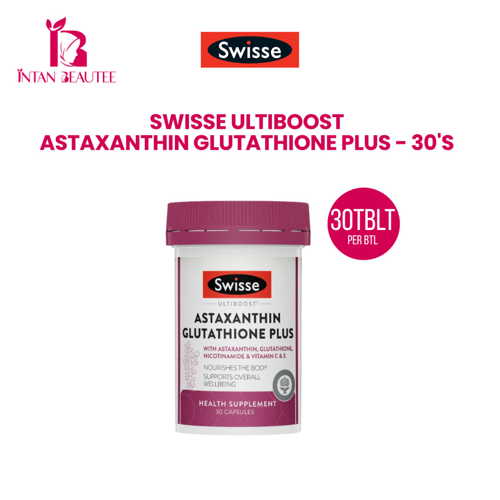 SWISSE Ultiboost Astaxanthin Glutathione Plus 30's, 60's/ Grape Seed  Extract Plus 30's | Shopee Malaysia