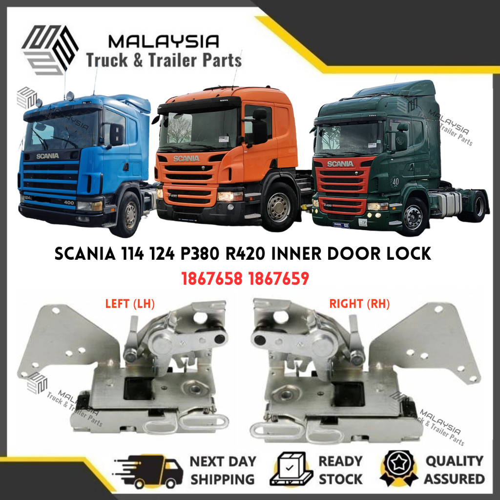 Scania 114 124 P380 P400 R420 Inner Door Lock Heavy Duty 1867659 ...
