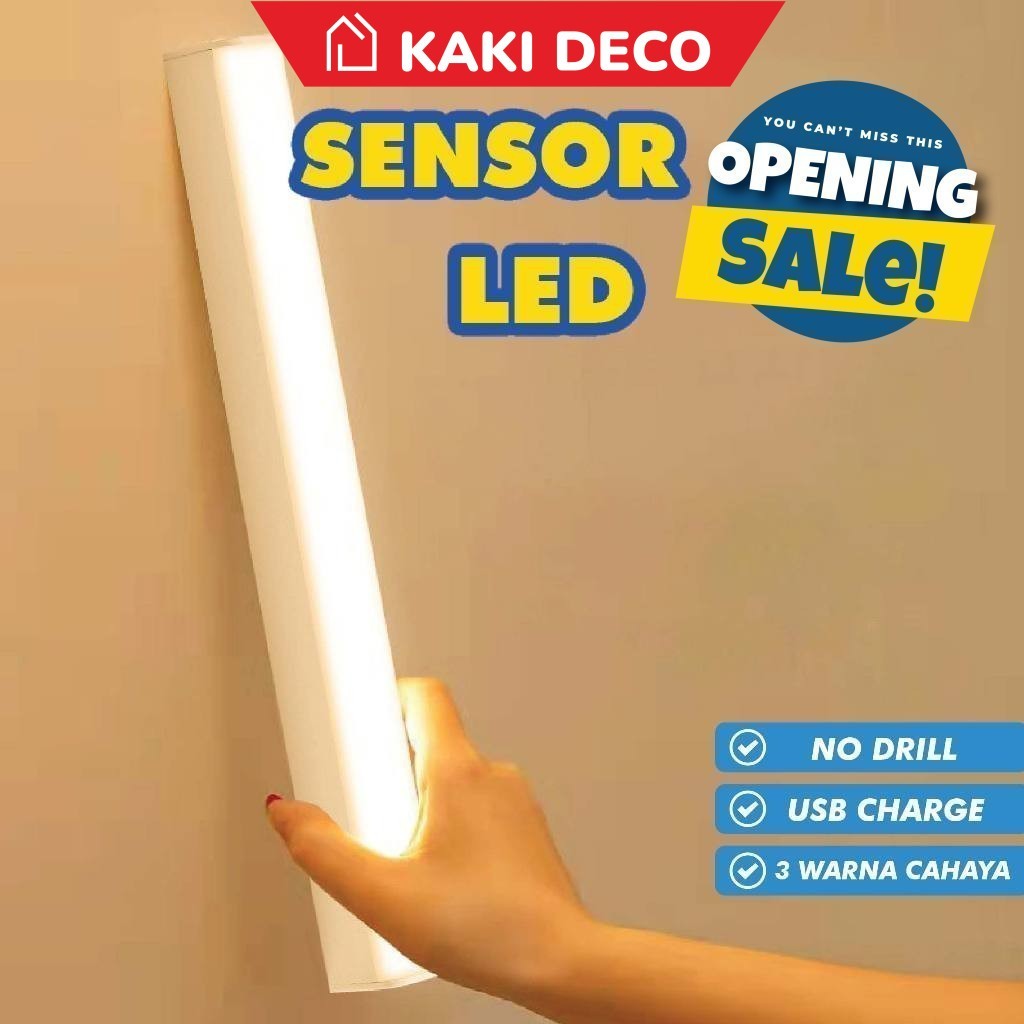 Motion Sensor LED Night Light TYPE-C Rechargeable Smart Wireless ...