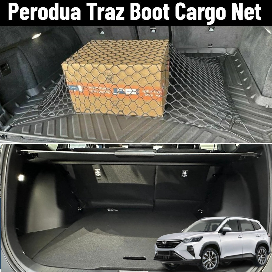 Perodua Traz Rear Boot Net Storage Cargo Net | Shopee Malaysia