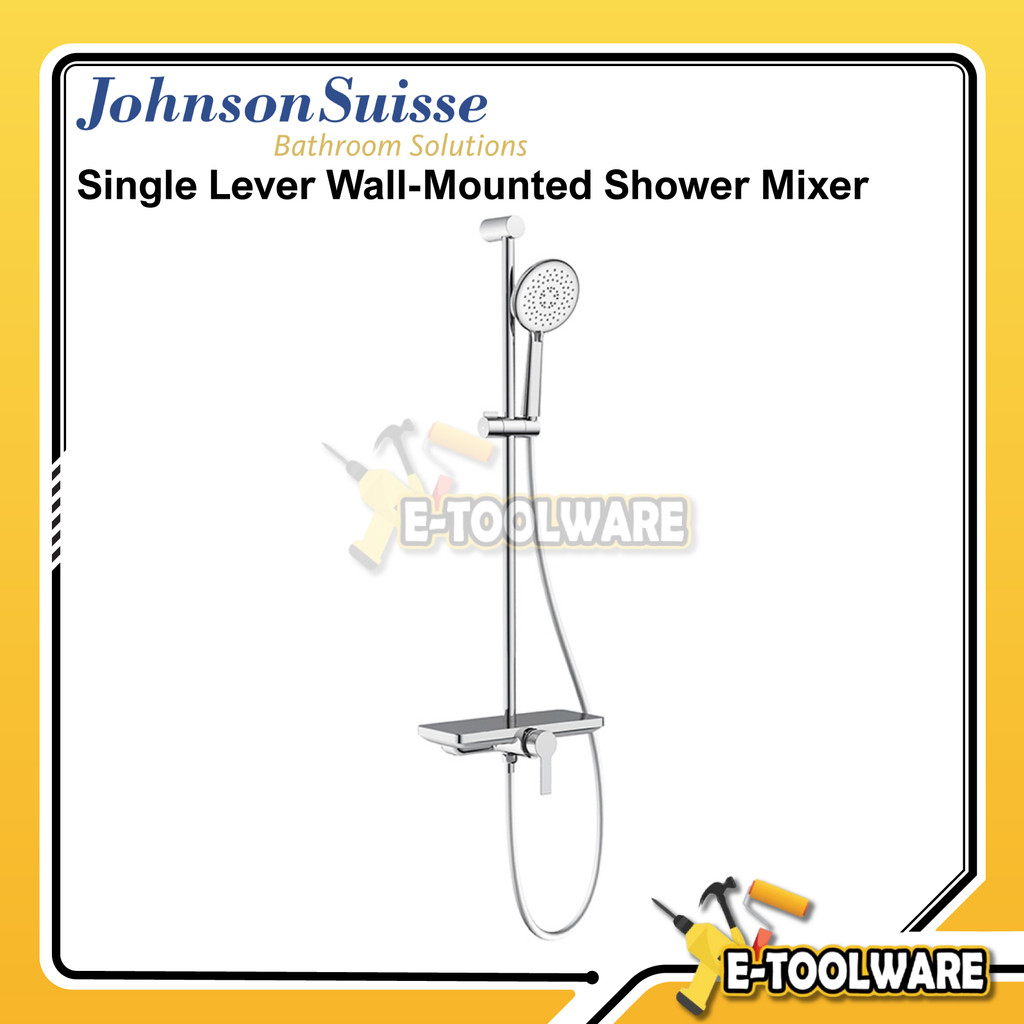 Johnson Suisse WBFA301568CP Trento Single Lever Wall-Mounted Shower ...