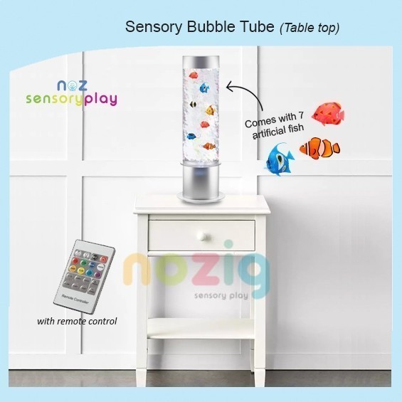 Sensory Bubble Tube 2 feet Artificial Fish Multi sensory Room Autism ...
