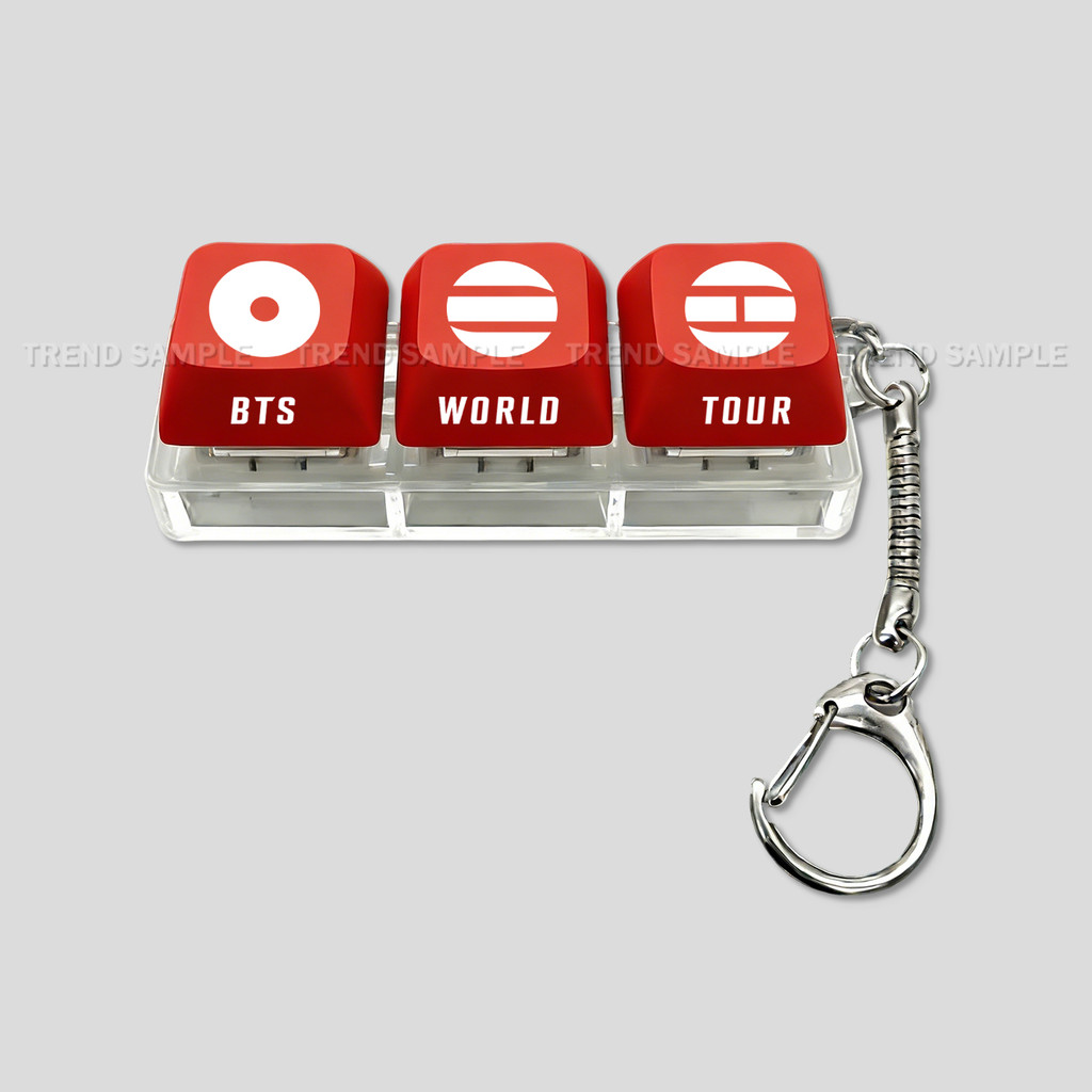 2026 BANGTAN WORLD TOUR ARIRANG COMBACK Keyboard Keycap Keychain ...