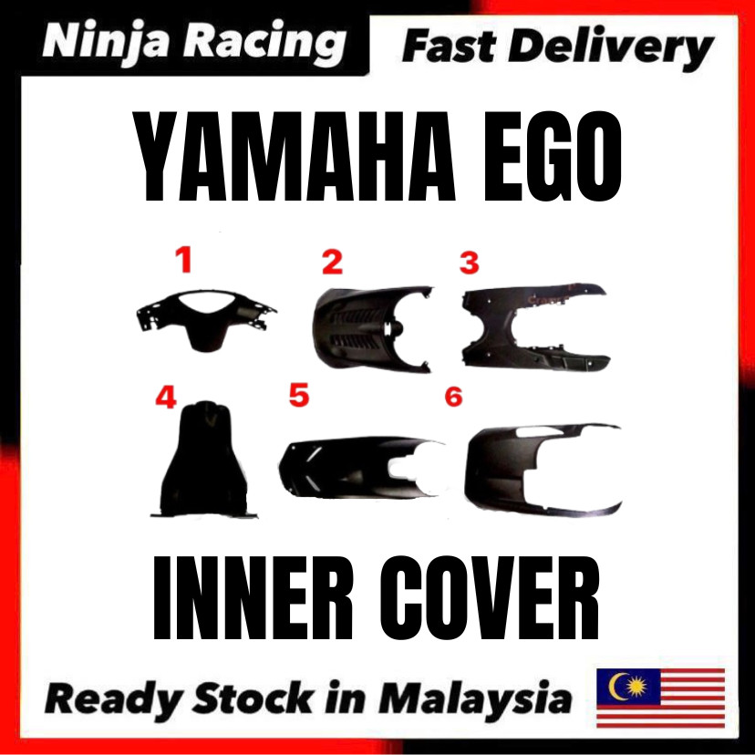 YAMAHA EGO INNER COVER -NC // EGO FIRST MODEL OLD METER HANDLE COVER ...